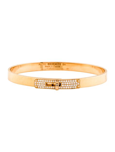 hermes kelly leather bracelet price|hermes 18k diamond bangle bracelet.